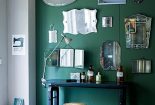 Parede verde Via Colorful Interiors